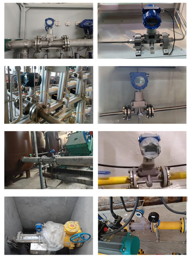 智能旋進漩渦流量計應用現場